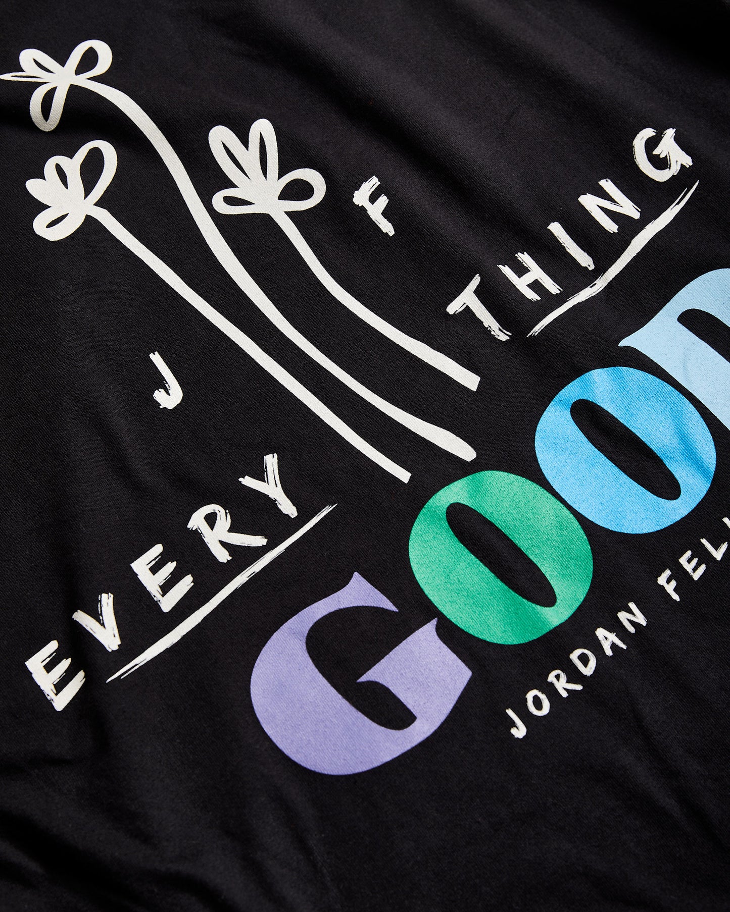 Good Flowers - Black Tee